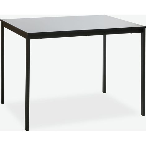 Grosseto  Nero - Legno laminato e metallo