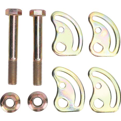 2PCS Upper Control Arm Camber Kit Iron ±1.5 Degree Camber Bolt Adjusting Kit Replacement for XL 1500 2500 Plated color (1/5)