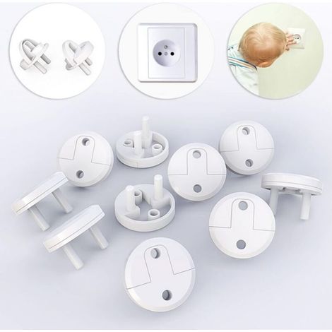 20pcs French Socket Covers Removable Baby Socket Cover [Keyless and Adhesive Free] New Generation Original Home Safety and Childcare for Socket Protection (1/5)