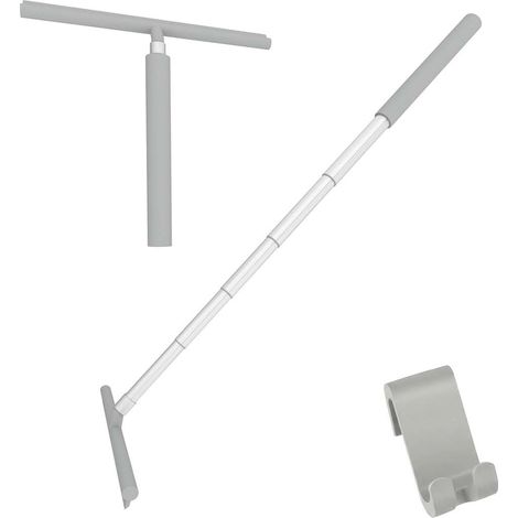 Nimco - Raschietto per vetro, telescopico, con gancio, grigio UN 4012-TH-04 (1/3)