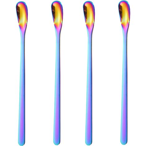 petites cuillères à cocktail - 14 cm, couleur naturelle