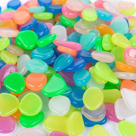 Pierres Luminescentes - 100 Pièces 20-30 mm - Pour Aquarium Poisson Rouge Bassin Jardin Pot de Plantes Bonsaï Allée Entrée (1/5)