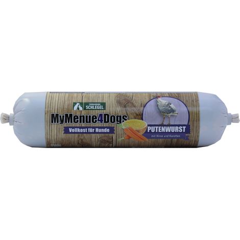 MyMenue4Dogs Hundefutter Putenwurst - 75 g (1/2)