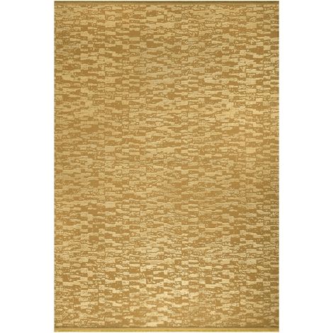 Rutschfester Teppich Engel Gold 160x230 glänzende Oberfläche