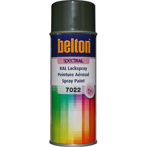 Pintura en aerosol Spectral Brillante 400ml Ral 7022 Gris Sombra - Belton Auto-k