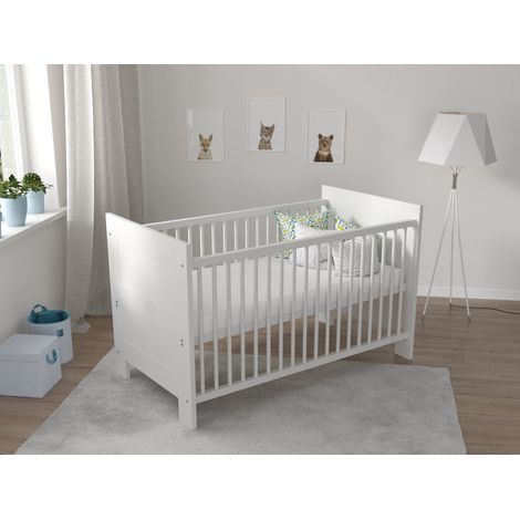 Lucy Cot Bed 140x70cm (White) (1/4)