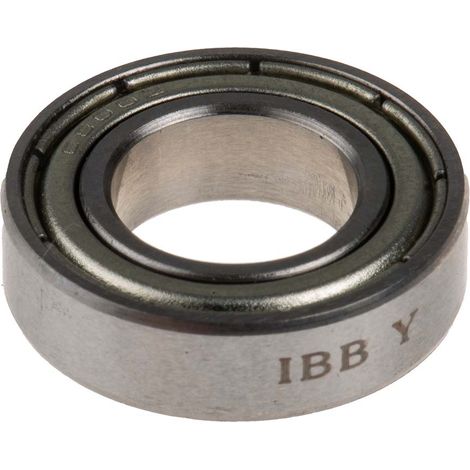 Roulement à billes blindé rigide, ø int. 10mm, ø ext. 19mm, larg. 5mm ( Prix pour 1 ) (1/2)