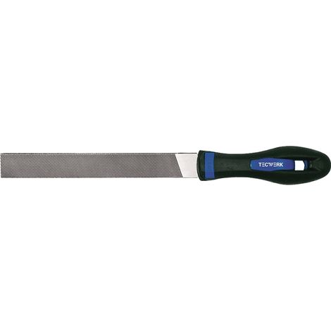 Werkstattfeile DIN 7261 L.150mm Q.16x4mm Hieb 2 Flachstumpf 2K-Ergo TECWERK