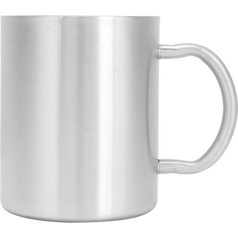 Tasse Isotherme Double Paroi en Acier Inoxydable 304 pour Café ou Bière avec Poignée, 400ml (1/5)