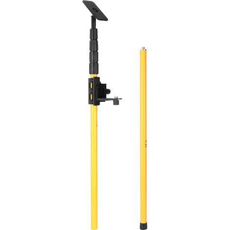 Tige de support de niveau, support de tige télescopique de plafond en alliage d'aluminium, support de niveau de levage réglable, 4 m (1/5)