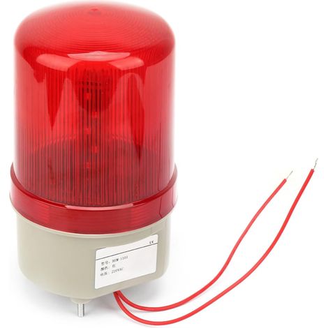 Feu de Signalisation Clignotant Rotatif 220VAC, Voyant (1/5)