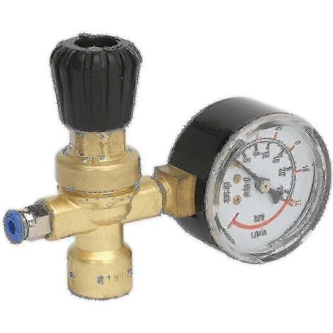 Détendeur MIG avec manomètre pour bouteilles jetables - Valve de réglage de pression