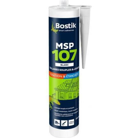Bostik Masilla MS107 blanca 290 ml estanqueidad