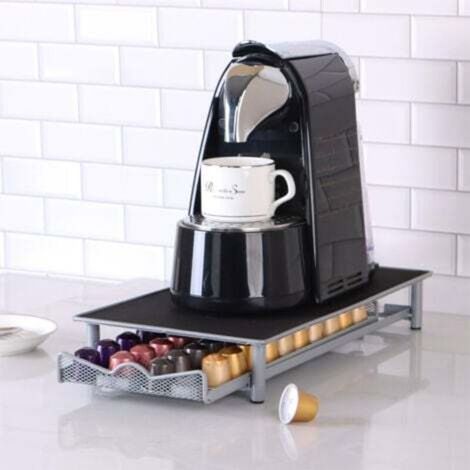 Tiroir de stockage de capsules, porte-capsules de café, capacité de 44 capsules, porte-capsules de cuisine