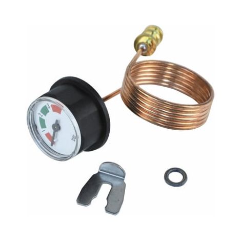 Diff – Manomètre chauffage central – Pression max 4 bars – Raccord 1/4'' – Compatible Chaffoteaux (1/2)