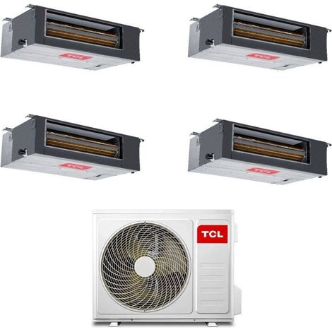 TCL Climatizzatore Quadri Split Canalizzato 9+18+18+18 con MT4250 Inverter R-32 Classe A++