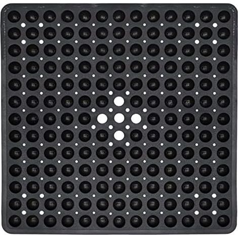 Tapis De Douche - 53 X 53 Cm - 164 Ventouses - Antidérapant Pour Cabine Douche Et Baignoire - 1 Pièce (1/5)