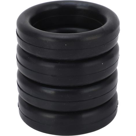 4 Supports O Ring BR554 Silencieux Exhausteur 2 Pouces Noir Réduction Bruit Durable Raccord Caoutchouc pour Véhicules (1/5)