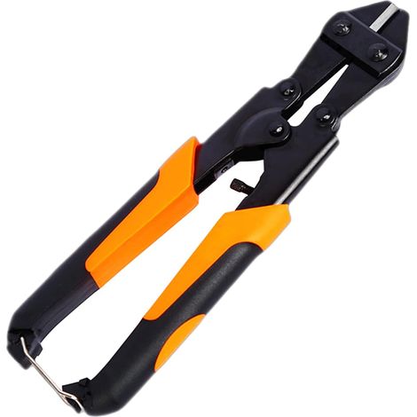 AGE Coupe câble électriques 220 mm coupe-boulon, treillis métallique, ciseaux à ressort avec poignée confortable en caoutchouc souple, poignée ergonomique en caoutchouc (1 paquet) (1/5)