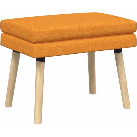 Double-Layered Bench Dark Yellow 60 x 40 x 46 cm Fabric vidaXL (1/5)