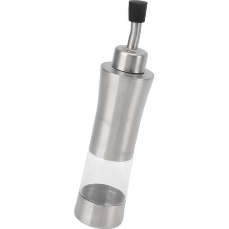 Flacon distributeur d'huile en acier inoxydable de 130 ml, idéal pour l'huile d'olive, le vinaigre, la cuisine et le vin. (1/5)