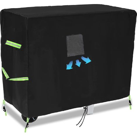 Housse De Protection Chariot Plancha, L 100 x l 60 x h 90 cm,Couverture de Protecion Barbecue, Bâche Imperméable en Polyester avec Élastique de Serrage, pour Plancha Desserte (1/5)