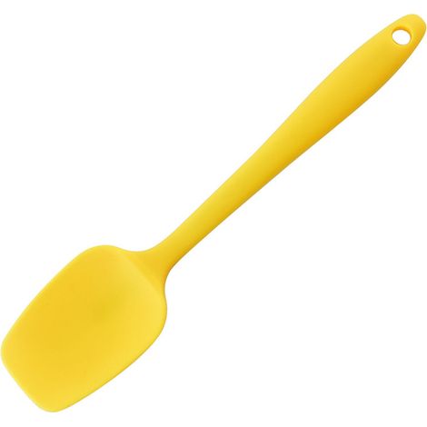 Raclette Silicone Jaune Résistante à la Chaleur - Spatule T Polyvalente pour Cuisine (1/5)