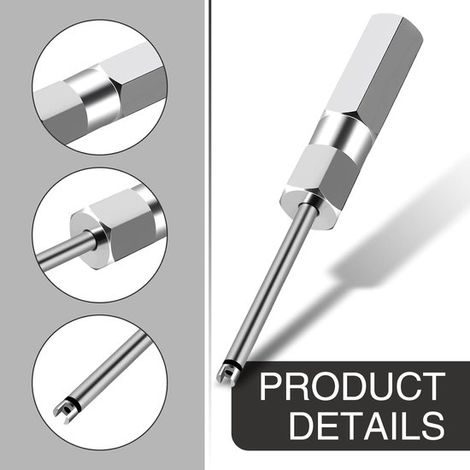 1 pieza,Kit de reparación de neumáticos para coche,Extractor de válvulas,Kit de reparación de núcleos,Herramienta de reparación de válvulas (1/4)