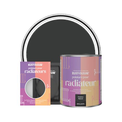 Peinture pour Radiateur, Finition Brillante - Charbon Naturel (1/3)