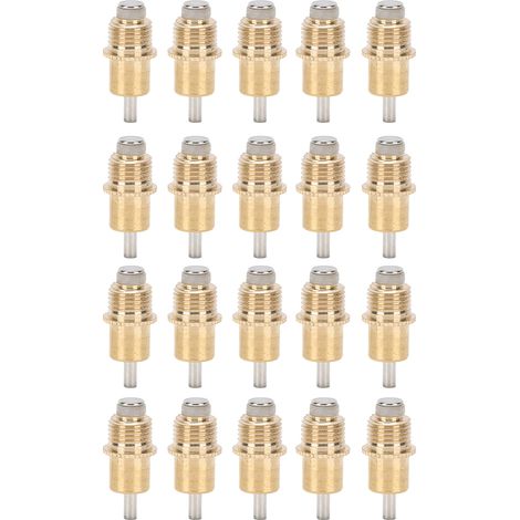 20 Pièces Abreuvoir Lapin avec Tétine Automatique en Cuivre, Style Lame Droite pour Rongeurs (1/5)