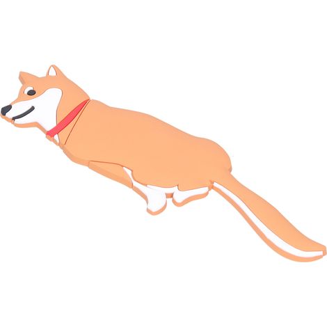 Lot de 2 crochets muraux décoratifs animaux mignons, aimants pour réfrigérateur, porte-clés, crochets muraux pour cuisine et salle de bain, Shiba Inu (1/5)