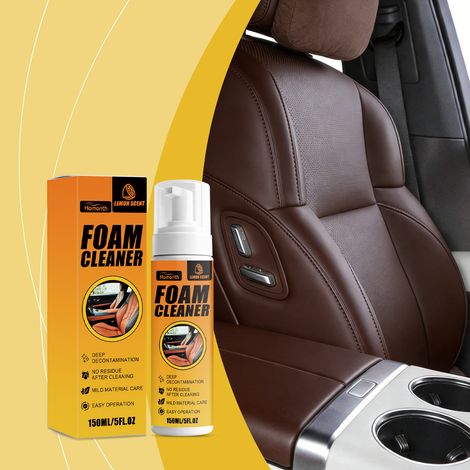 Nettoyant moussant pour sièges de voiture - 150 ml (nettoyage, rénovation et entretien quotidien) (1/5)