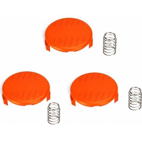 RC-100-P Ersatz-Spulenkappenfeder, kompatibel mit Black & Decker AFS Freischneidern (3er-Packung) (1/5)
