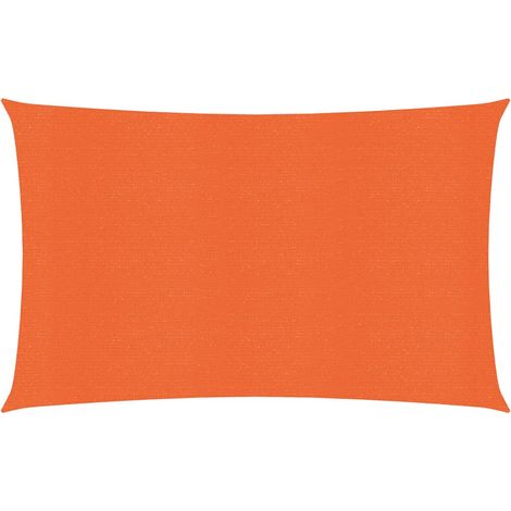 Voile d'ombrage Voile de parasol - 160 g/m² Orange 2,5x4,5 m PEHD BV273347 - BonneVie (1/5)