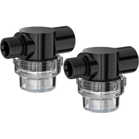Set of 2 stainless steel filters, 50 mesh, compatible with garden pumps and plumbing using standard NPT fittings (1/5)