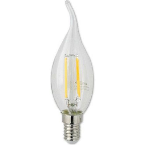 YMYNY LED-Glühbirne, 4 W, E14, Wind Blow, kaltes Licht, natürliches warmes Licht, 440 lm, C35a-t – natürliches Weiß –
