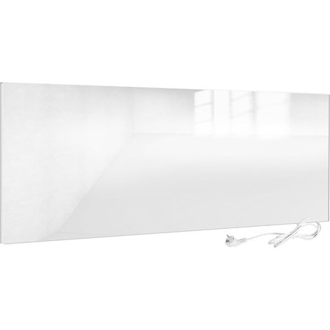 VIESTA® Calefactor Infrarrojo de Cristal 700 W – Panel de Calefacción Eficiente con Tecnología Carbon Crystal y Interruptor de Encendido/Apagado – Radiador de Pared Plano de Cristal de Seguridad (1/5)