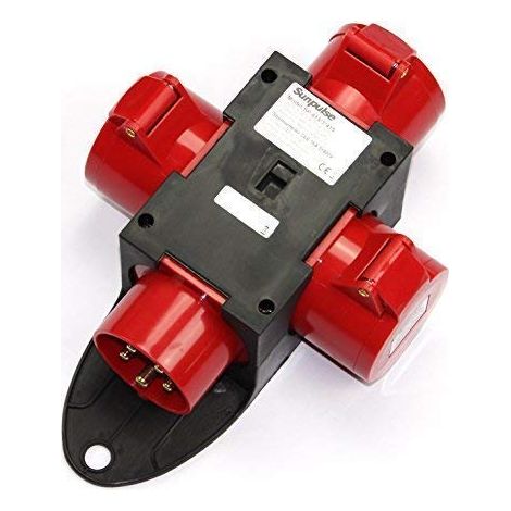 Construction Distributeur de courant 16 A 3 x 400 V