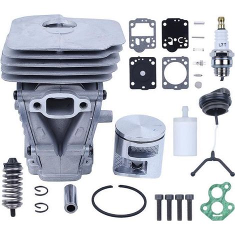 Cylindre Piston - 41 mm - Pour Tronçonneuse Husqvarna 435 435e 440e 440 II - Kit Réparation Complet (1/4)