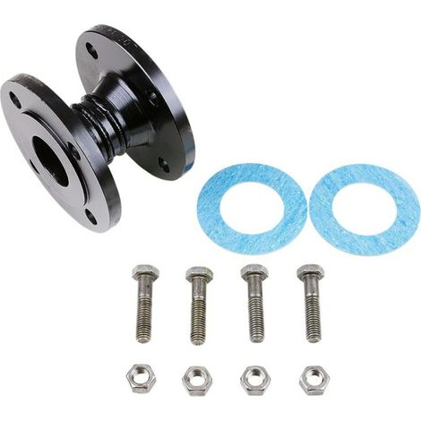 Zubehör für Trockenläuferpumpen Adapterflansch DN40 PN6 H:90 d:100 (1/2)