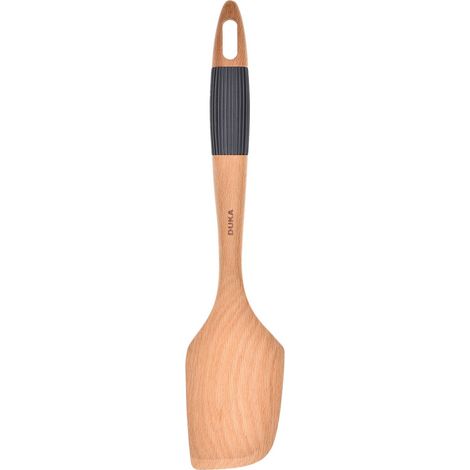 Espátula de cocina de madera Gota Cook duka con mango de silicona (1/3)