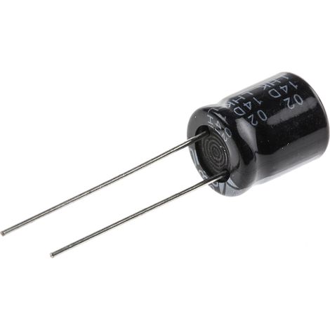 Condensateur RS PRO 100µF, 63V c.c.