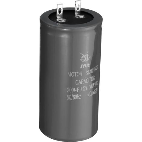 Moteur Démarrage Condensateur, 200uf 300V 50/60HZ CD60 pour Air Climatiseurs, Électrique Moteur Démarrage Courant (1/5)