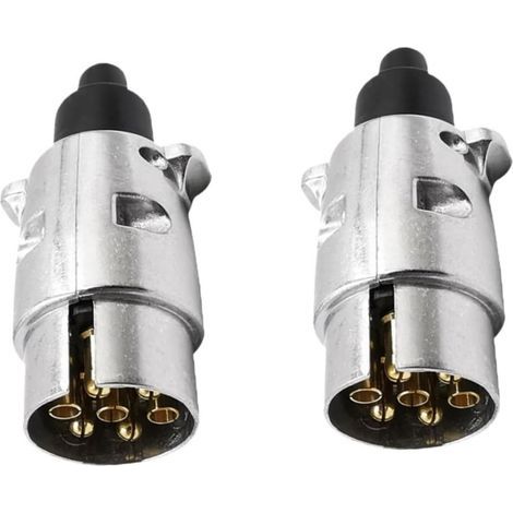 Prise de remorque 2 pièces pour caravane, adaptateur pour caravane (1/5)