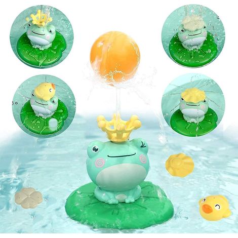 bath Toys, Frog Floating Toy, Fountain Toys There Are Four Spray Methods, Floating Toys Suitable For 1 2 3 Year Old Baby, Gifts For Children (1/5)