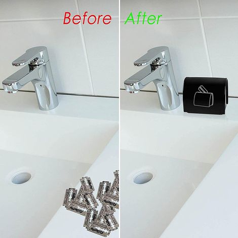 Boîte de Stockage pour Lames de Rasoir de Sécurité - Rangement Salle de Bain (1/2)