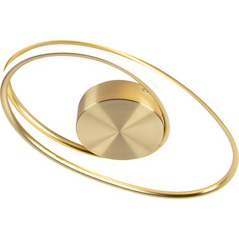 Design Ceiling Light Gold Incl. LED 3-Step Dimmable - Rowan