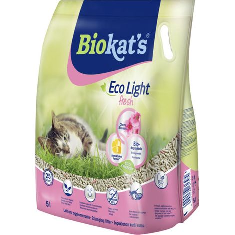 Lettiera Biokat's Eco Light Fiori di Ciliegio da 5 lt
