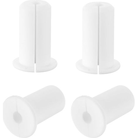 Lot de 4 traverses murales pour passage mural - Câble extérieur - Kit de gestion de câbles - Grommets muraux pour trou mural de 3/4" - Routeur de câble et adaptateur Ethernet (blanc) (1/5)