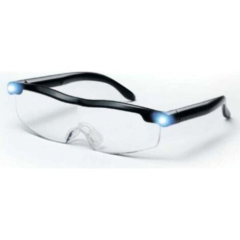 Lunettes de Lecture - Loupe de Vision puissante avec lumière LED, grossissement de 160%, pour Lecture,Tous Les Travaux de Précision,Réparations,Couture, Montres et Artisanat (1/5)